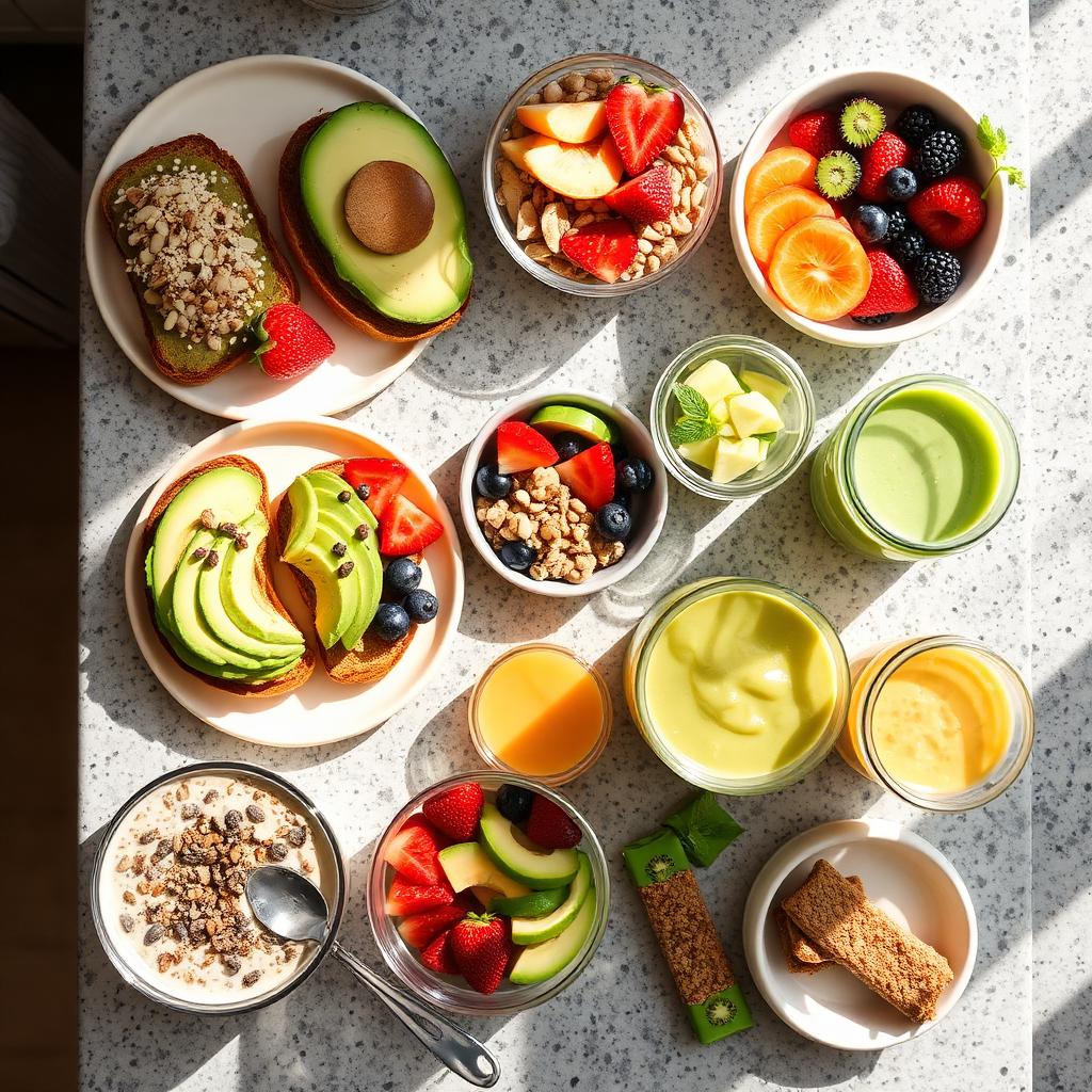 10 Desayunos y Meriendas Express